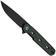 Image for Civivi Navo C25015A-2 Blackwashed Nitro-V, Green Micarta, pocket knife, Ostap Hel design