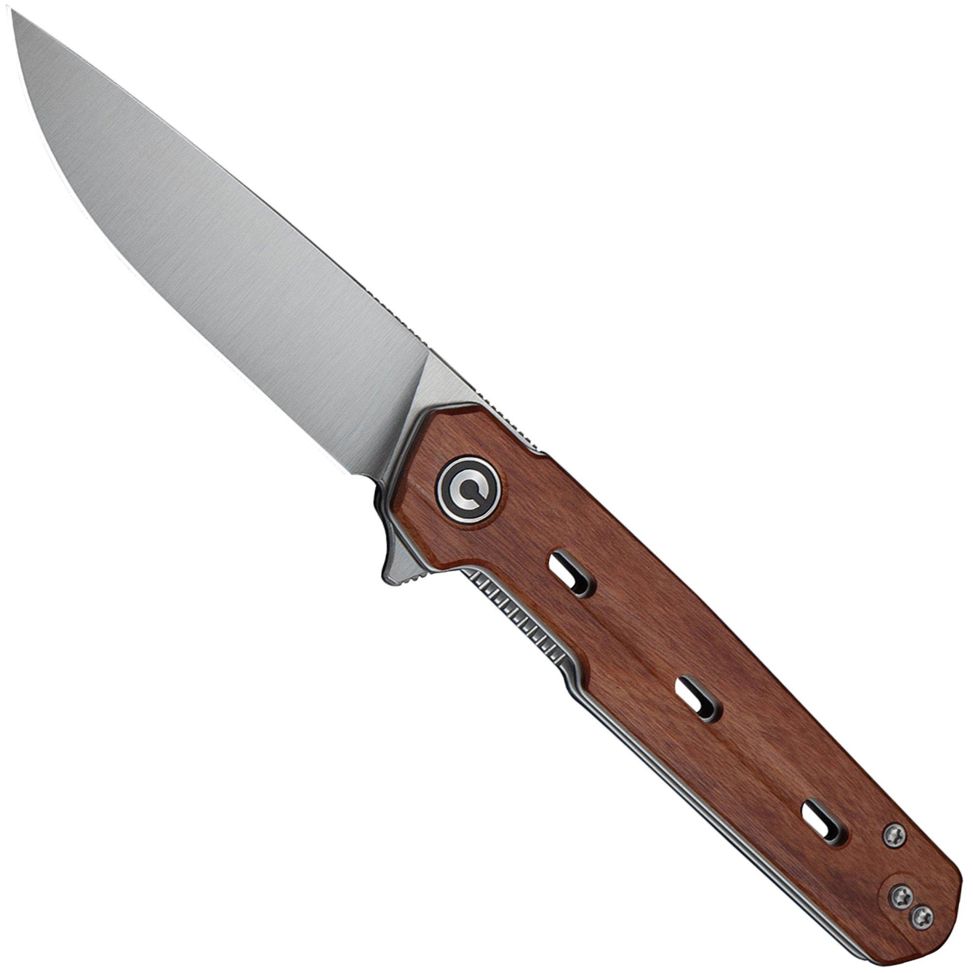 Nóż składany Civivi Navo C25015B-1 Satin Nitro-V, Guibourtia, projekt Ostap Hel
