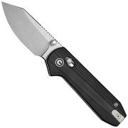 Afbeelding voor Civivi Lil Yonder C25025B-1, Stonewashed 14C28N, Black G10 zakmes, Zac Whitmore design