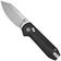 Afbeelding voor Civivi Lil Yonder C25025B-1, Stonewashed 14C28N, Black G10 zakmes, Zac Whitmore design