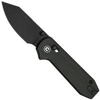 Afbeelding voor Civivi Lil Yonder C25025B-2, Blackwashed 14C28N, Dark Green Canvas Micarta zakmes, Zac Whitmore design