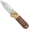 Imagem para Civivi Yonder C25026-1, Satin 14C28N Clip Point, Guibourtia Wood navalha, Zac Whitmore design