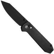 Image for Civivi Over Yonder C25027-1, Blackwashed 14C28N, Dark Green Canvas Micarta pocket knife, Zac Whitmore design