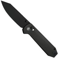 Image for Civivi Over Yonder C25027-1, Blackwashed 14C28N, Dark Green Canvas Micarta pocket knife, Zac Whitmore design