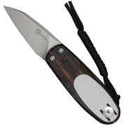 Afbeelding voor Civivi Purr C25054-5, Stonewashed Nitro-V, Orange Black White G10 zakmes, Ostap Hel design