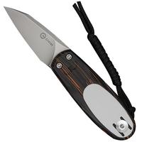 Afbeelding voor Civivi Purr C25054-5, Stonewashed Nitro-V, Orange Black White G10 zakmes, Ostap Hel design