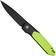Image for Civivi Brr15 Light C25063-2, Blackwashed Nitro-V, Neon Green / Black G10 pocket knife, Rafal Brzeski design