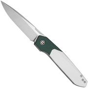 Image for Civivi Brr15 Light C25063-4, Satin Nitro-V, Teal Green / White G10 pocket knife, Rafal Brzeski design