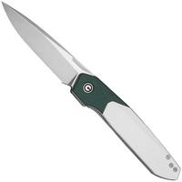 Image for Civivi Brr15 Light C25063-4, Satin Nitro-V, Teal Green / White G10 pocket knife, Rafal Brzeski design