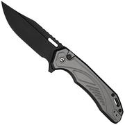 Afbeelding voor Civivi Zelthara C25076-2, Black Stonewashed 14C28N, Grey Aluminum zakmes