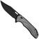 Afbeelding voor Civivi Zelthara C25076-2, Black Stonewashed 14C28N, Grey Aluminum zakmes