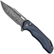 Afbeelding voor Civivi Zelthara C25076-DS1, Damascus, Dark Blue Aluminum zakmes
