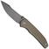 Afbeelding voor Civivi Ryson-E C25097-2, Grey Stonewashed 14C28N, Tan G10 zakmes, Raven The Pirate design