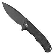 Civivi Praxis C803G Black Coarse Micarta pocket knife