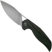  Civivi Anthropos C903C Carbonfiber & Black G10 couteau de poche, Elijah Isham design
