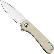 Civivi Elementum C907A-3 Frag Patterned Ivory G10 coltello da tasca