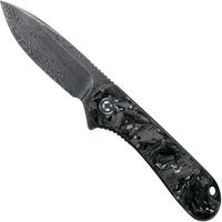 Immagine per Civivi Elementum C907C-DS2 Damascus, Shredded Silver coltello da tasca in fibra di carbonio