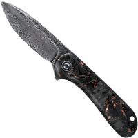 Obraz dla Nóż składany Civivi Elementum C907C-DS3 Damascus, Shredded Copper Carbon Fibre