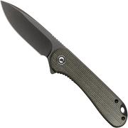 Civivi Elementum C907Z Black, Dark Green Micarta coltello da tasca