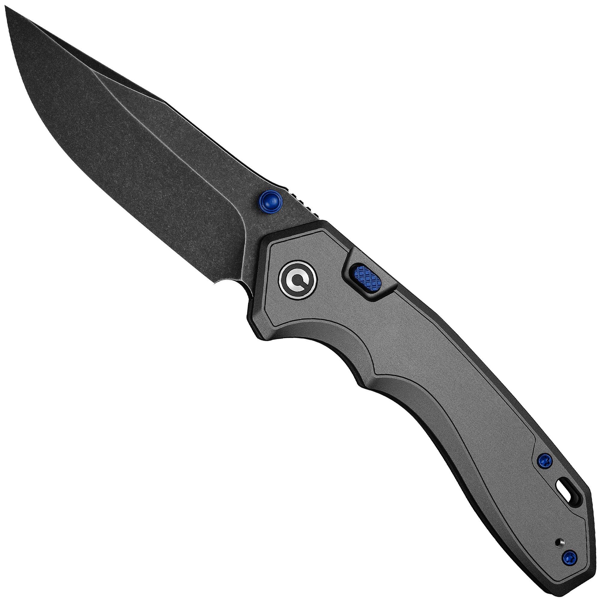 Civivi Elite Brova CE25093-1, Blackwashed CPM S35VN, Gray Aluminum zakmes