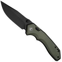 Image for Civivi Elite Brova CE25093-3, Blackwashed CPM S35VN, Forest Green Aluminum, pocket knife
