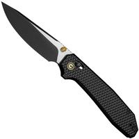Image for Civivi Elite Tessera CE26029-3, Blackwashed CPM S35VN, Diamond Pattern Black Aluminum pocket knife