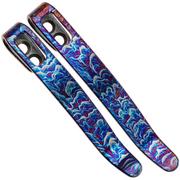 Civivi 2x Pocketclip Flamed Titanium T002A sans vis