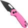Image for CJRB Mini Pyrite J1933-BPK, PVD AR-RPM9, Pink Aluminium, pocket knife