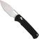 Image for CJRB Hectare J1935-BK, Satin AR-RPM9, Black G10, pocket knife
