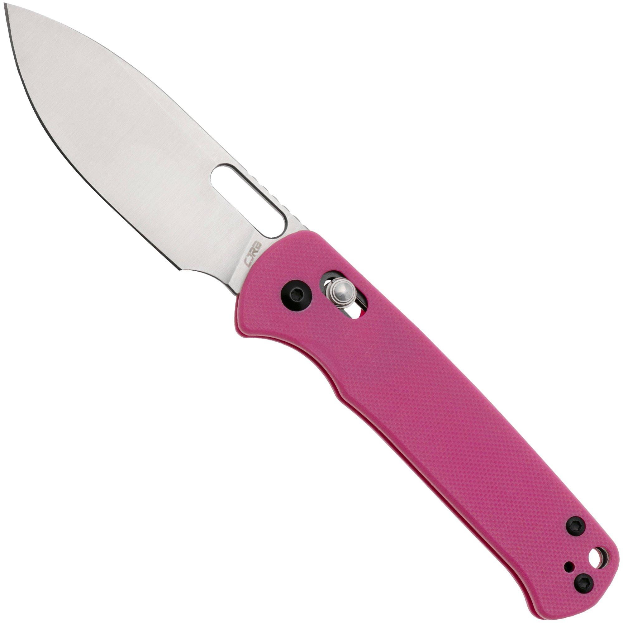 Nóż składany CJRB Hectare J1935-PNK, Satin AR-RPM9, Pink G10