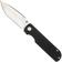 Image for CJRB Nova J1937-BK, Satin AR-RPM9, Black G10, pocket knife