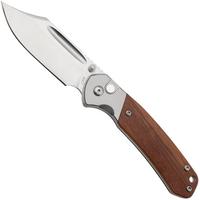 Afbeelding voor CJRB Pyrite Bowie J1942-RW, Satin AR-RPM9, Rosewood, Steel bolster, zakmes