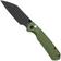 Image for CJRB Pyrite Light J1945-BGN, PVD AR-RPM9, Green FRN, pocket knife
