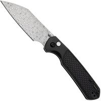 Imagen para CJRB Pyrite Light J1945D-BK Rose Damascus, Black FRN, navaja