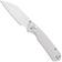 Bild für CJRB Pyrite Light J1945G-GY Stonewashed S90V, White FRN, Taschenmesser