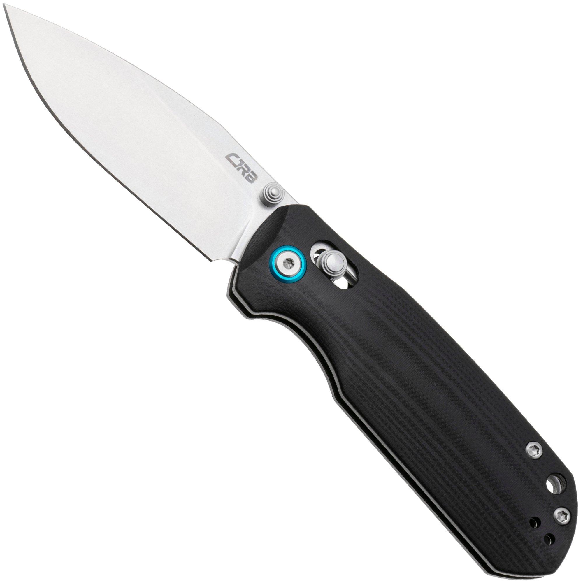 CJRB Maximal J1954-BK Stonewashed AR-RPM9, Black G10, pocket knife, David C. Andersen design