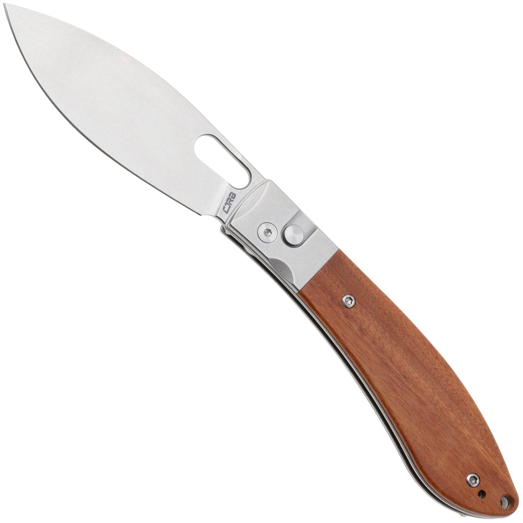 CJRB Sasaya J1959-WD Stonewashed AR-RPM9, Wood Steel Bolsters, coltello da tasca
