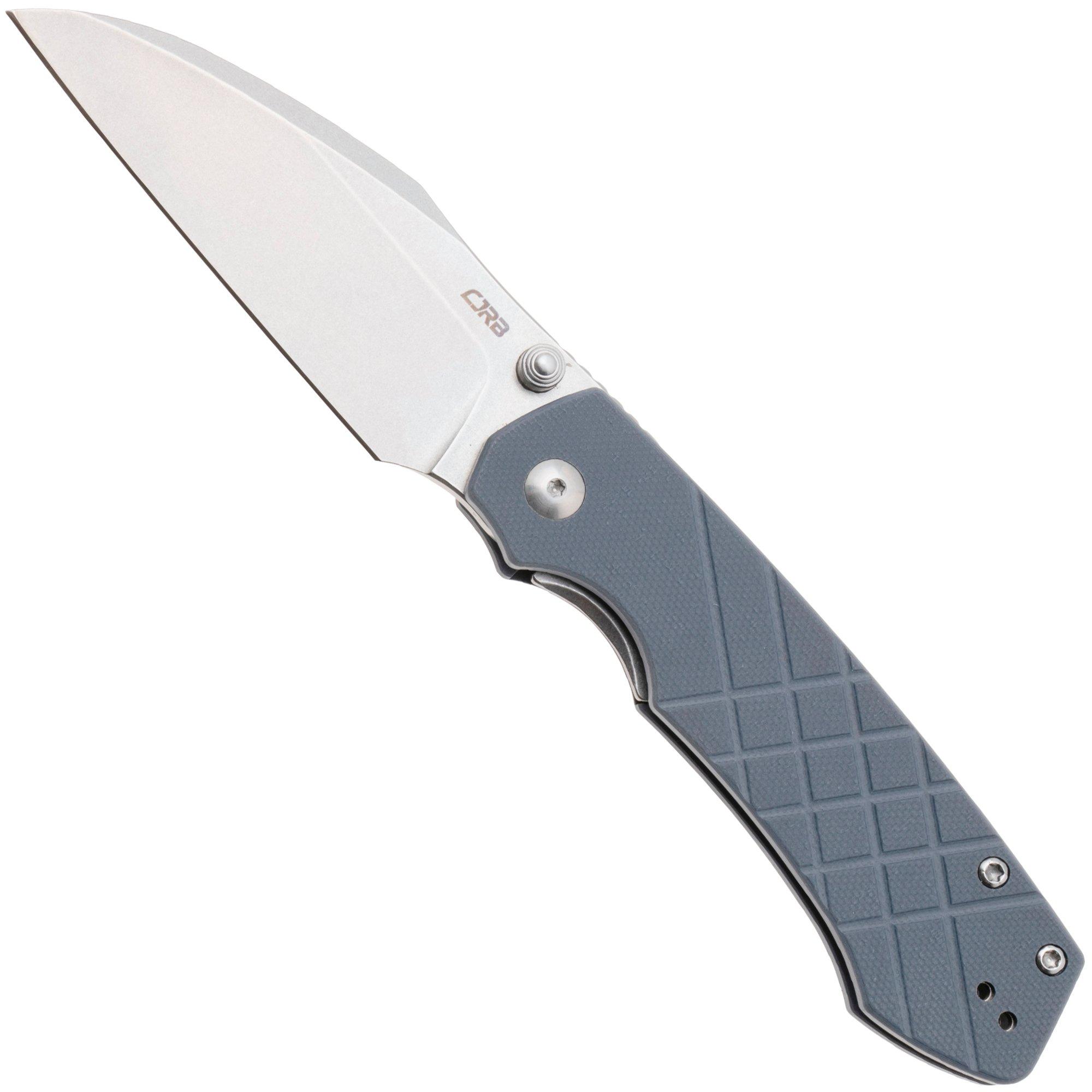 CJRB Kestrel J1962-BU Stonewashed AR-RPM9, Blue G10, coltello da tasca, Ray Laconico design