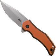 CRKT Fawkes Orange 2372 pocket knife, Alan Folts design