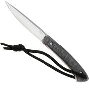 CRKT Biwa 2382K Black Micarta coltello fisso, Alan Folts design