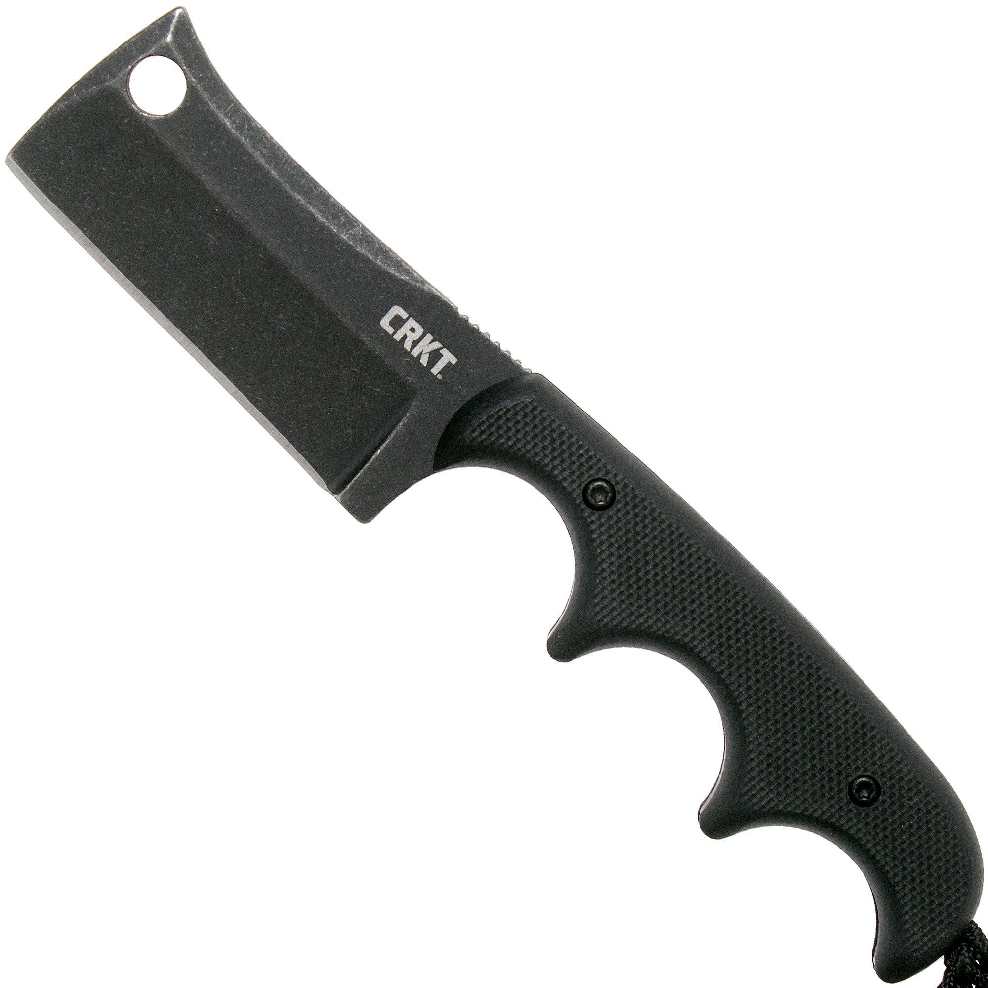 Nóż typu neck CRKT Minimalist Cleaver Blackout 2383K, projekt Alan Folts