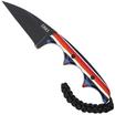 Image for CRKT Minimalist Wharncliffe 2385G Blackwashed D2, Multicolored Layered G10, neck knife, Alan Folts design