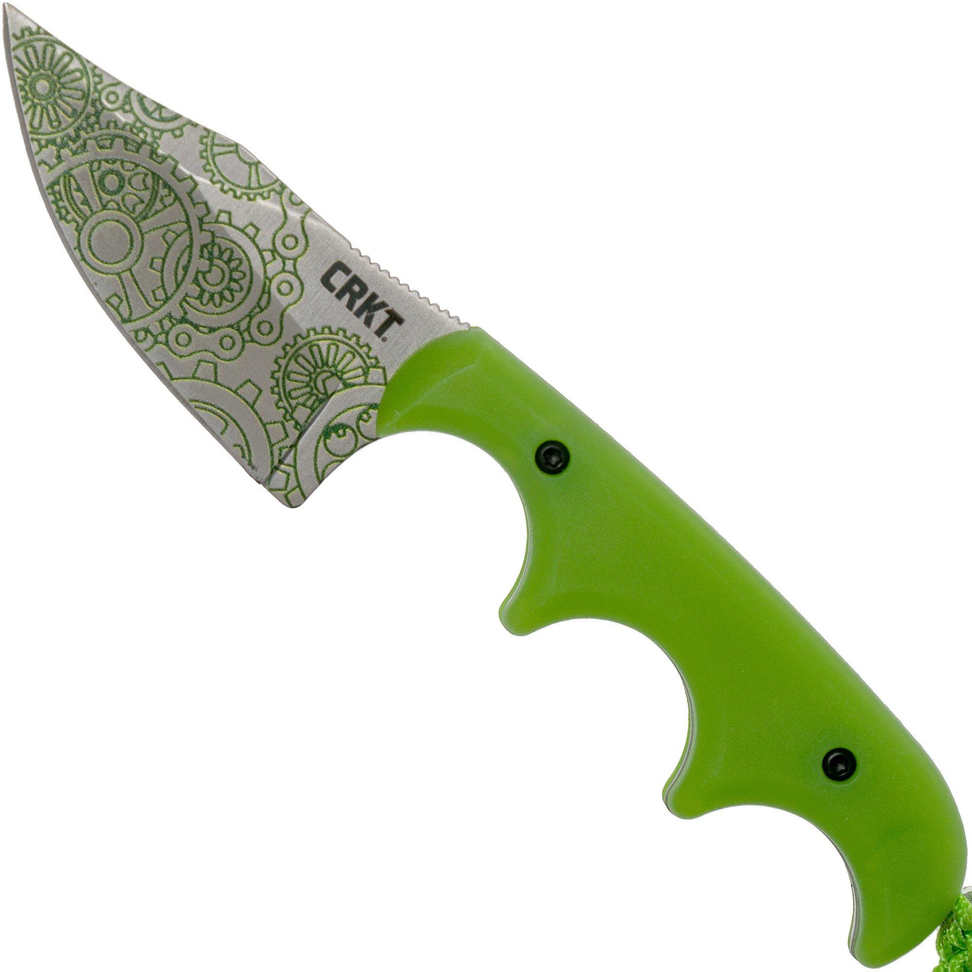 CRKT Minimalist Bowie Gears 2387G Neck Knife, Alan Folts Design
