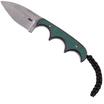 CRKT Minimalist Spear Point, Green Black, cuchillo de cuello, diseño Alan Folts