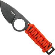 CRKT Tailbone 2415 feststehendes Messer, TJ Schwarz Design