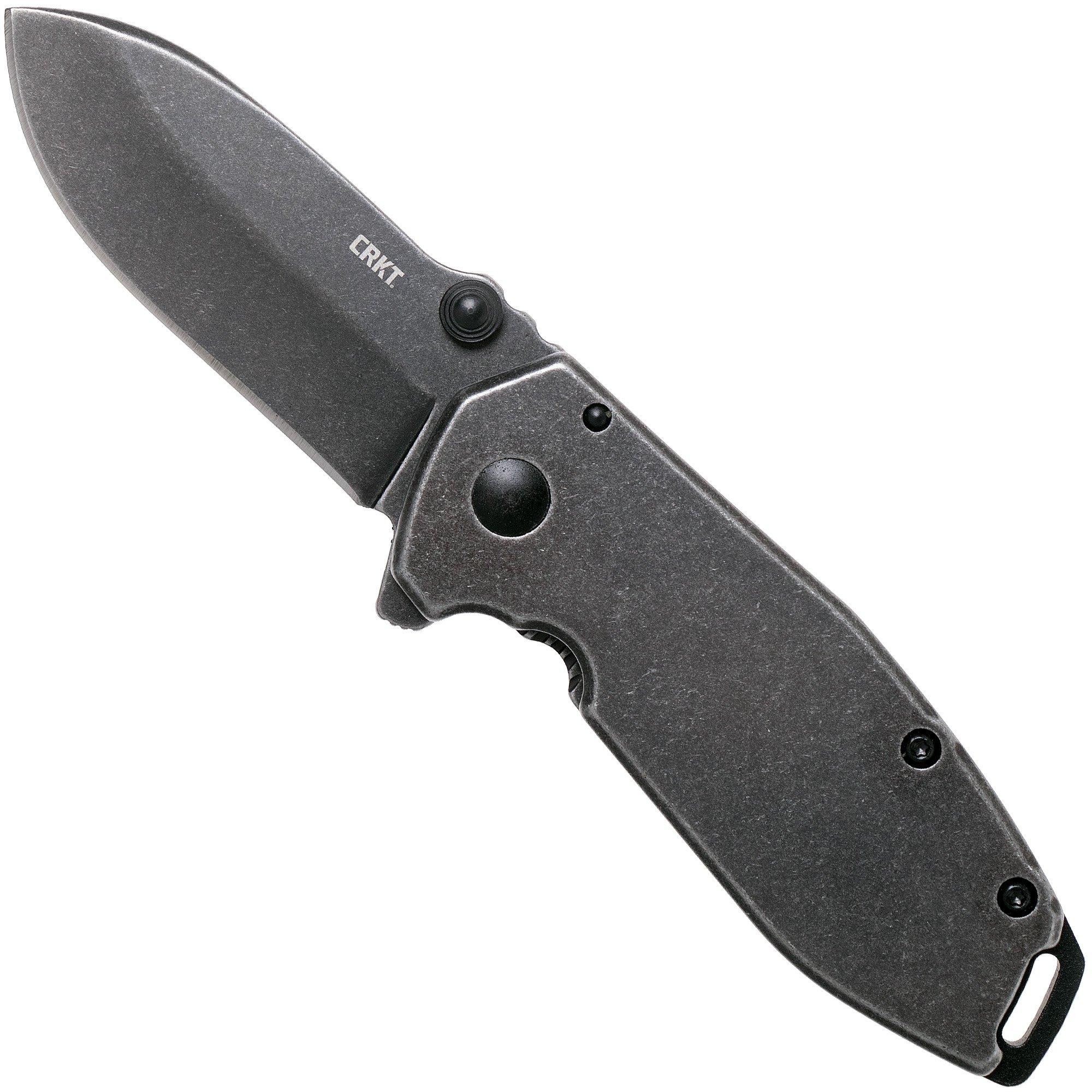 CRKT Squid XM Black 2495B Brown G10 pocket knife, Lucas Burnley
