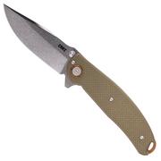 CRKT Butte, OD Green coltello da tasca, design di Lucas Burnley 