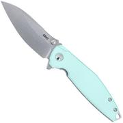 CRKT Ibis 2560 Light Blue G10 coltello da tasca, design di Lucas Burnley