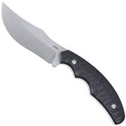 Obraz dla Nóż z głownią stałą CRKT Burrower 3610 Stonewashed D2, Black Micarta, projekt Kaila Cummings