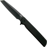 CRKT LCK+ 3802K Tanto Blackout pocket knife, Matthew Lerch design